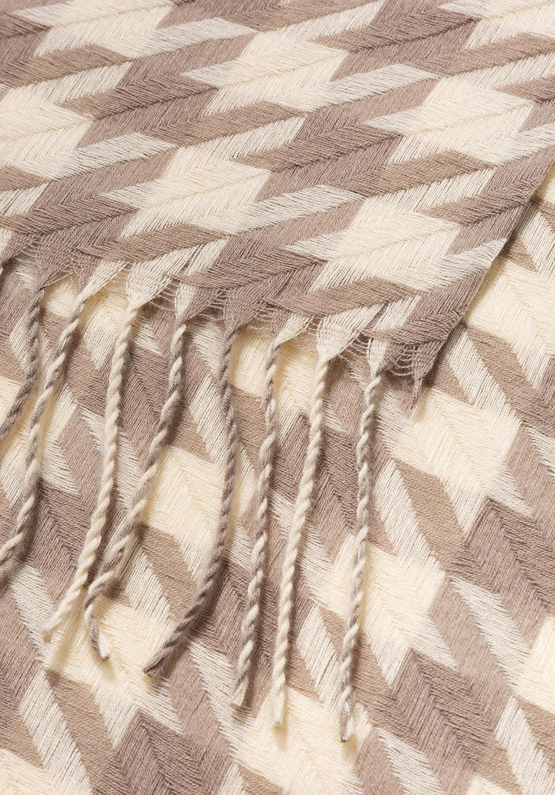 Wendy Knitted Scarf - Beige