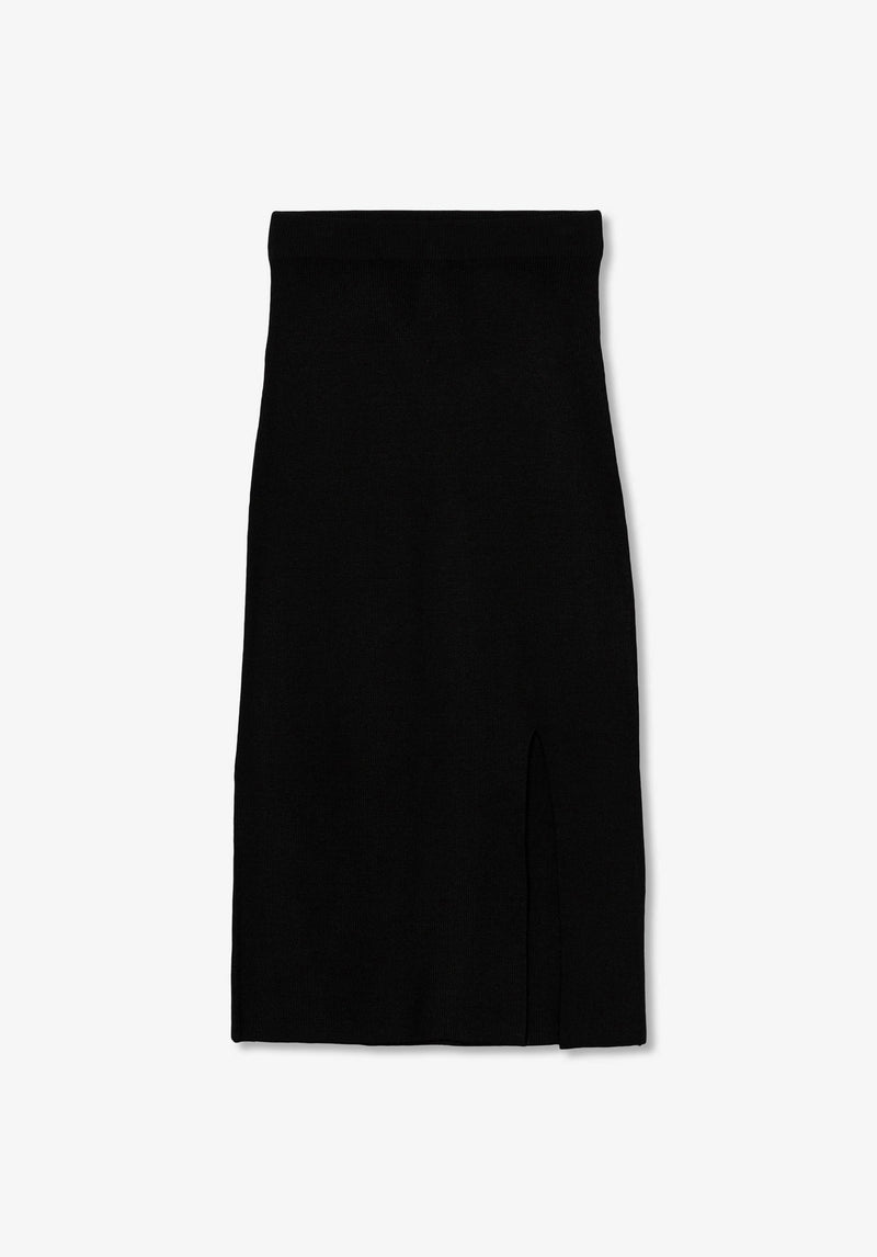 Magnolia Long Skirt - Black