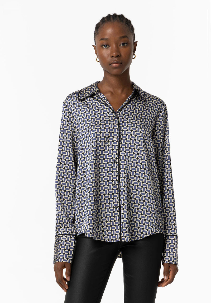 Chica Long Sleeve Shirt - True Navy