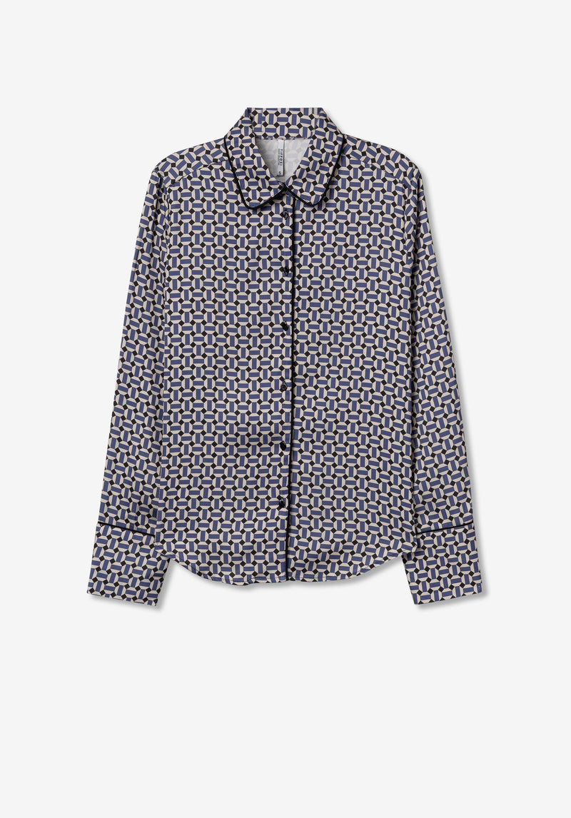 Chica Long Sleeve Shirt - True Navy