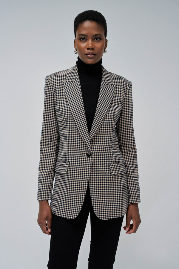 Tweed Blazer - Beige