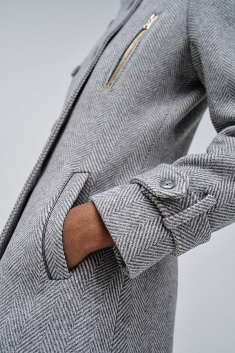 Duffle Coat - Medium Grey