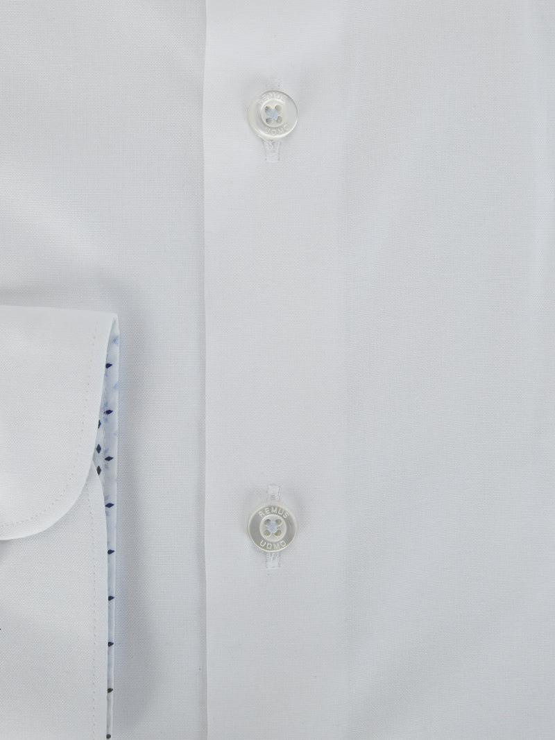 Tapered Long Sleeve Shirt - White