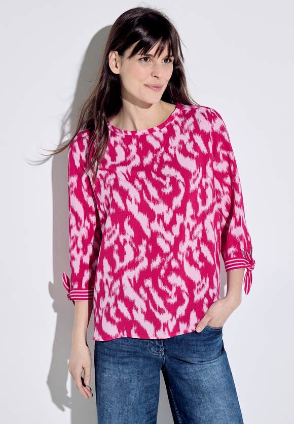 Print Mix Blouse - Pink Sorbet