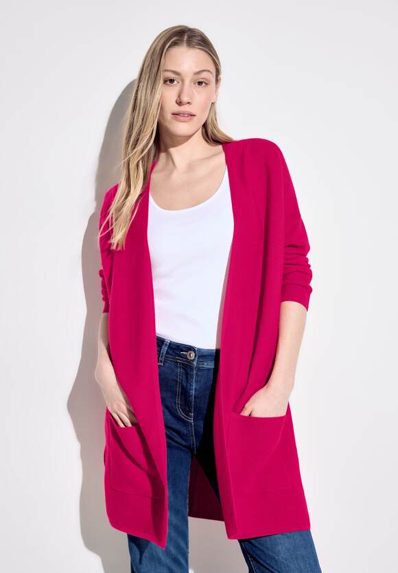 Long Structure Cardigan - Pink Sorbet