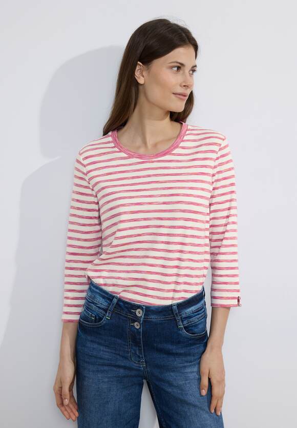 Multimelange Stripe T-shirt - Pink Sorbet