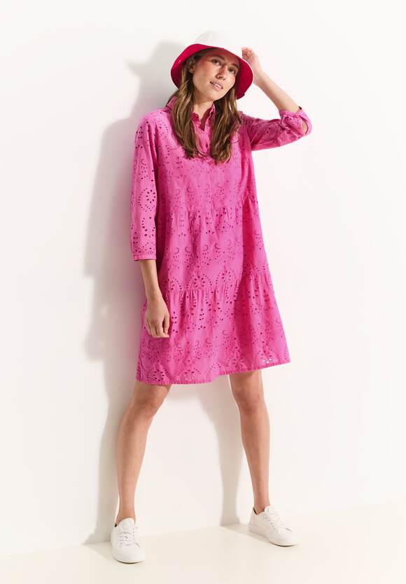 Embroidery Dress - Bloomy Pink