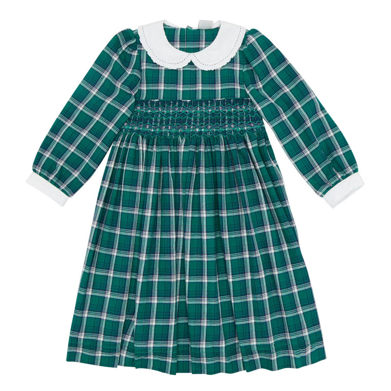 Molly Dress - Green/navy