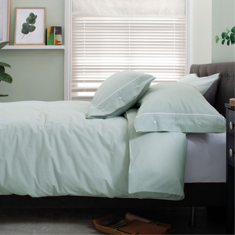 Southport Duvet Set  - Green