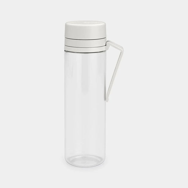 Make & Take Water Bottle with Strainer - Light Grey