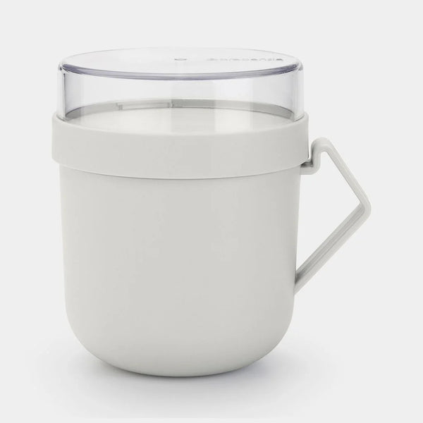 Make & Take Soup Mug 0.6L - Light Grey