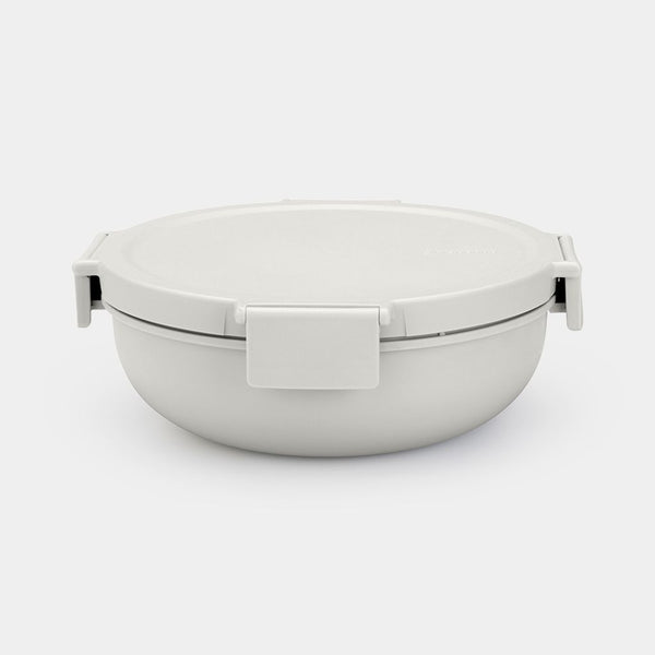 Make & Take Salad Bowl  1.3L Light Grey