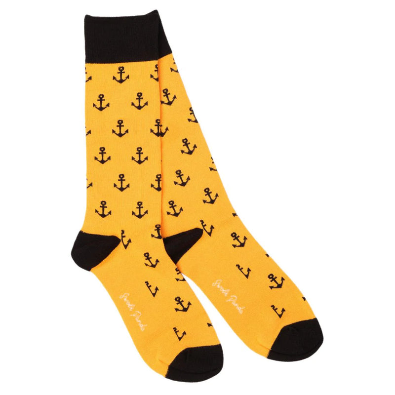 Anchor Socks - Yellow