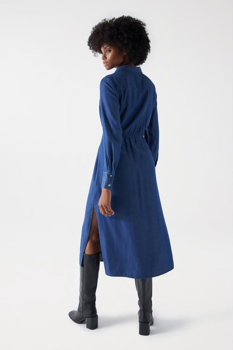 Lightdenim Shirt Dress - Blue