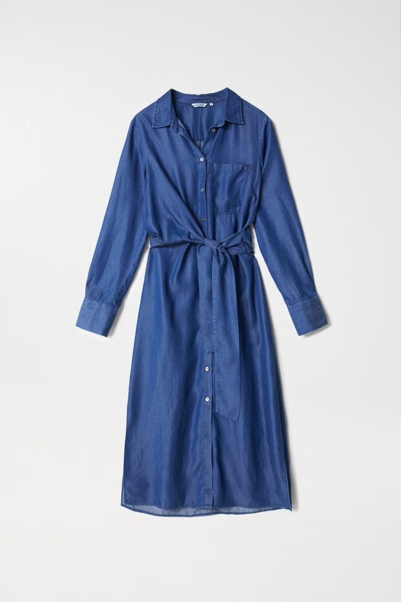 Lightdenim Shirt Dress - Blue