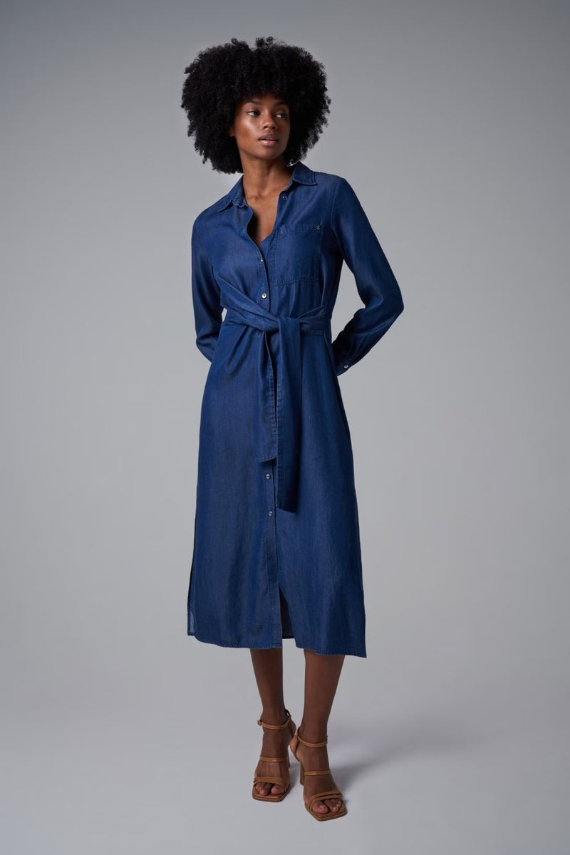 Lightdenim Shirt Dress - Blue