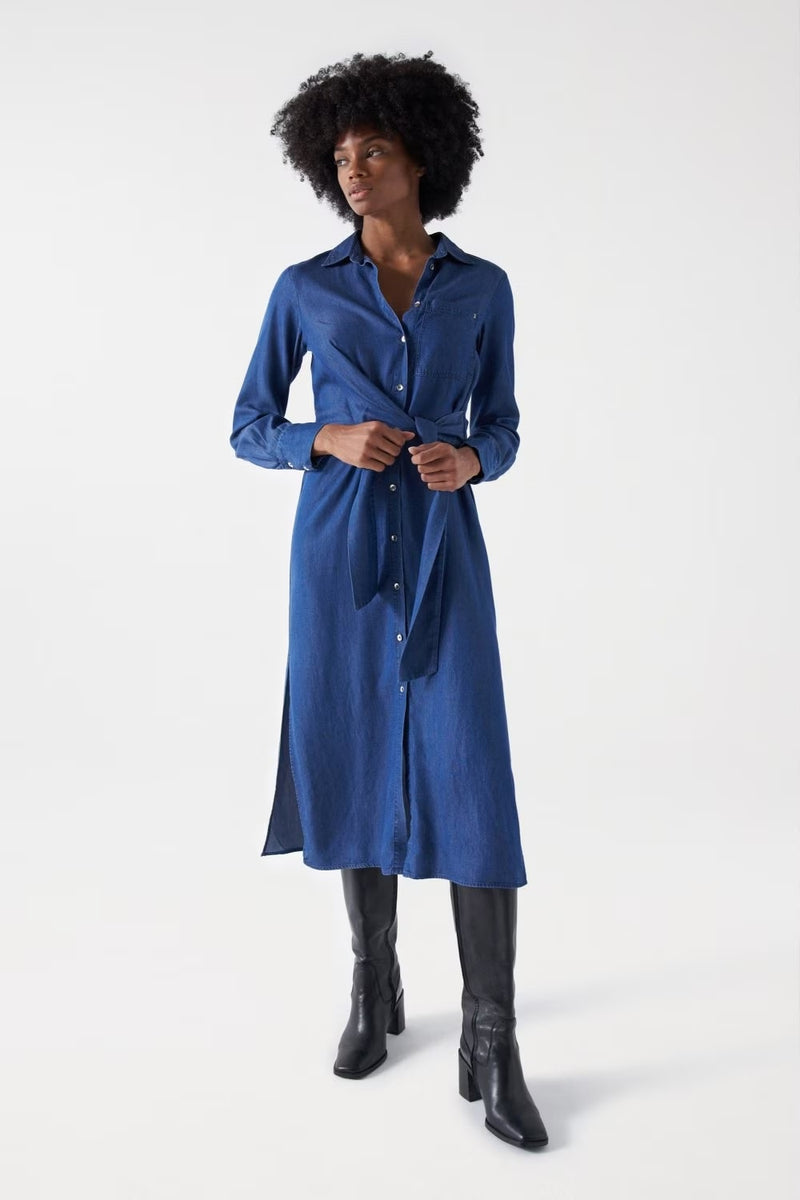 Lightdenim Shirt Dress - Blue