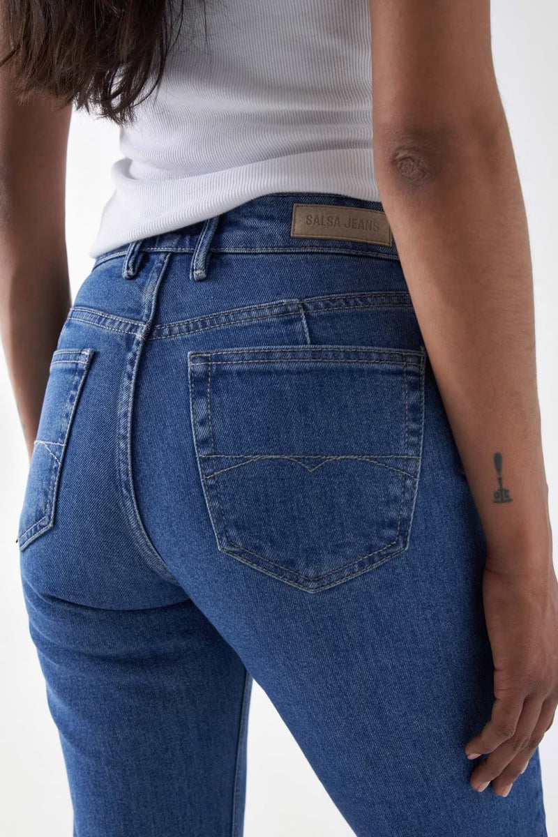 True Cropped Slim - Blue