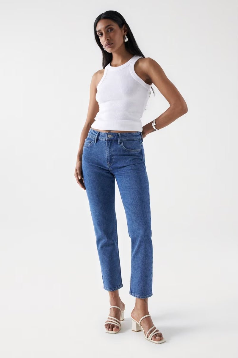 True Cropped Slim - Blue