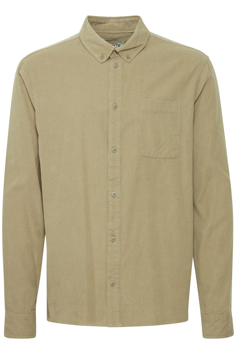 Juan Long Sleeve Corduroy Shirt - Laurel Oak