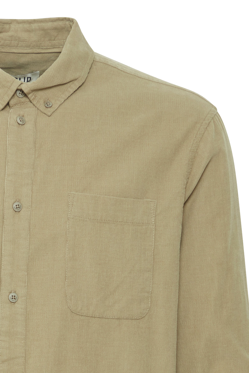 Juan Long Sleeve Corduroy Shirt - Laurel Oak