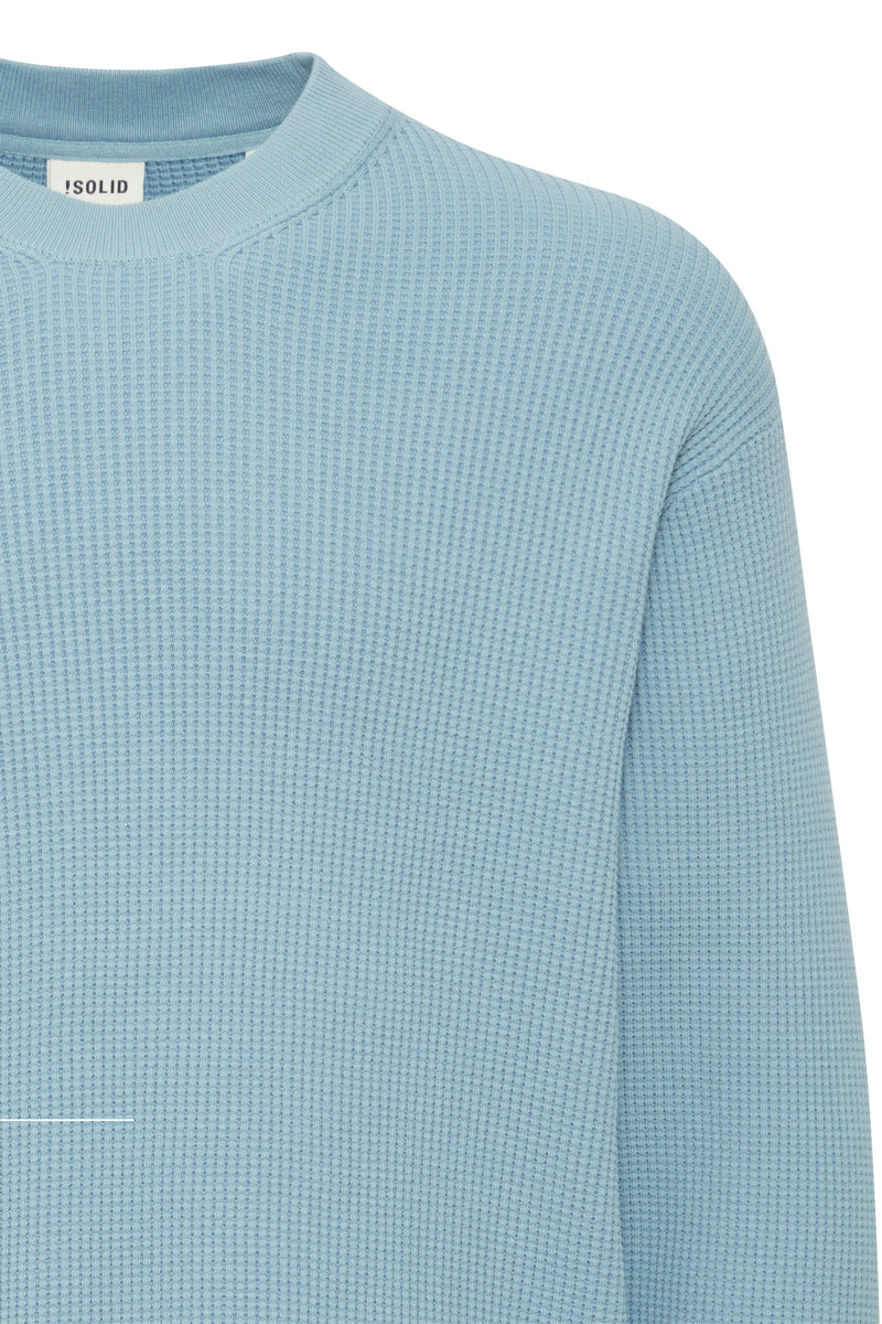 Hami Round Neck Jumper - Faded Denim