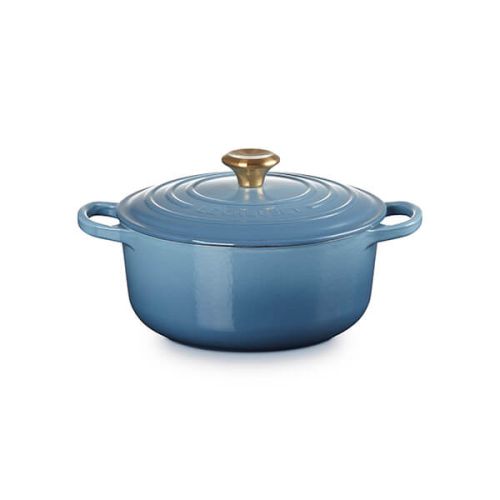 Signature Cast Iron Round Casserole 20cm - Chambray