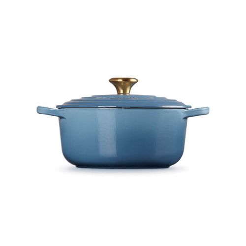 Signature Cast Iron Round Casserole 20cm - Chambray