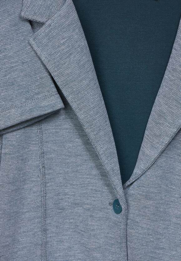 Pique Blazer - Deep Lake Green