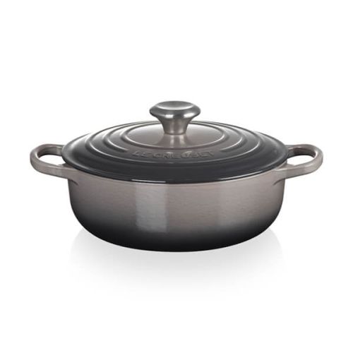 CHEFS SPECIAL PRICE - 24cm Cast Iron Round Sauteuse - Flint