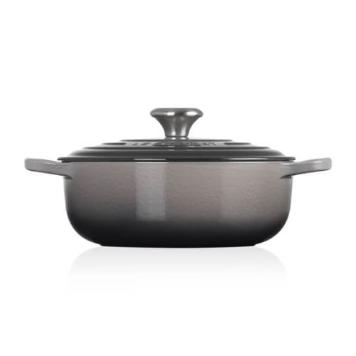 CHEFS SPECIAL PRICE - 24cm Cast Iron Round Sauteuse - Flint