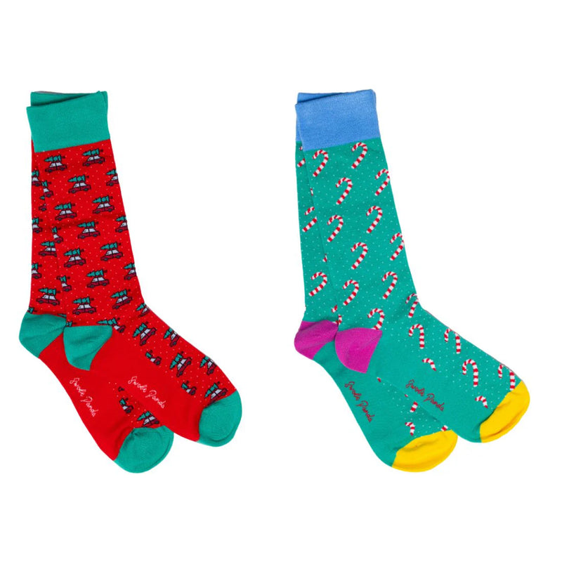 Christmas Cracker 2 Pr Socks - Cracker