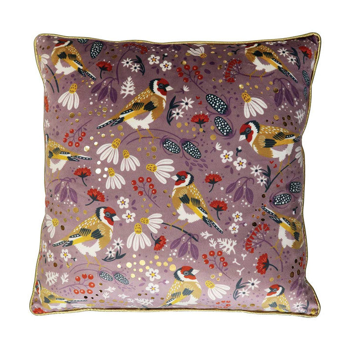 Birdy Cushion - Goldfinch