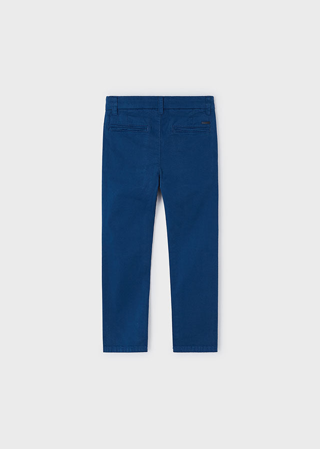 Twill Basic Trousers - Cyan