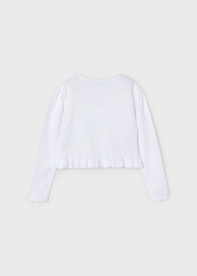 Knit Cardigan - White