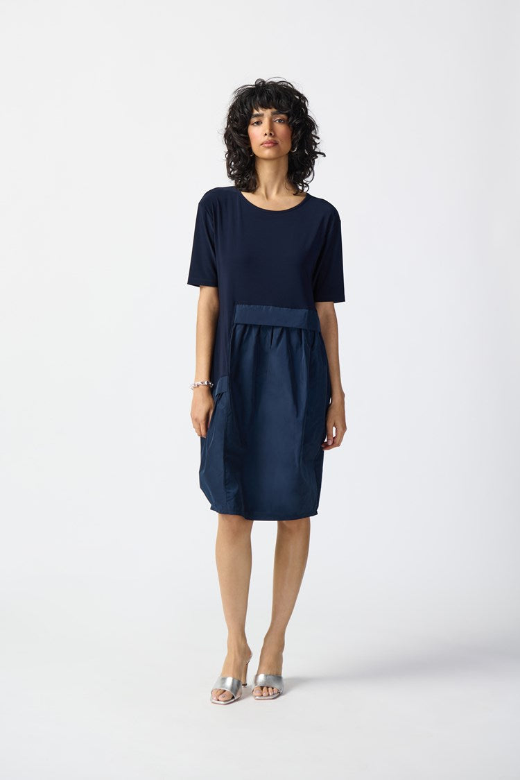 Cocoon Dress - Midnight Blue