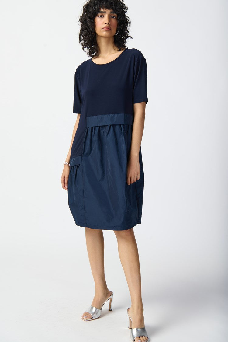 Cocoon Dress - Midnight Blue