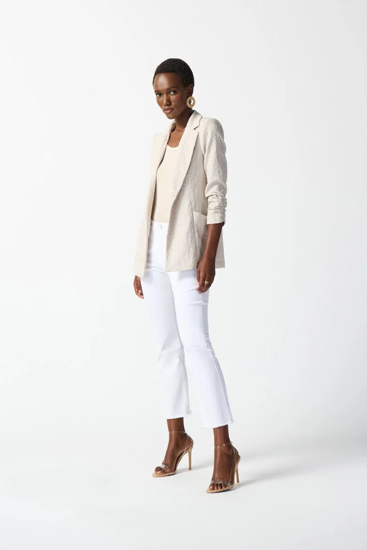 Jacquard Boxy Blazer - Moonstone