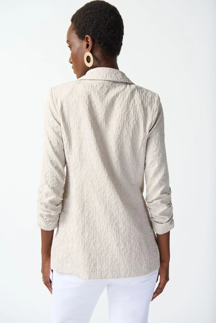 Jacquard Boxy Blazer - Moonstone