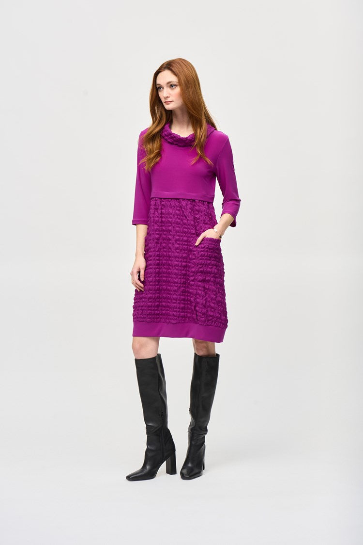 Jacquard Cocoon Dress - Empress