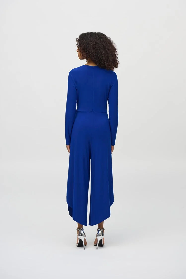 Wrap Culotte Jumpsuit - Royal Sapphire