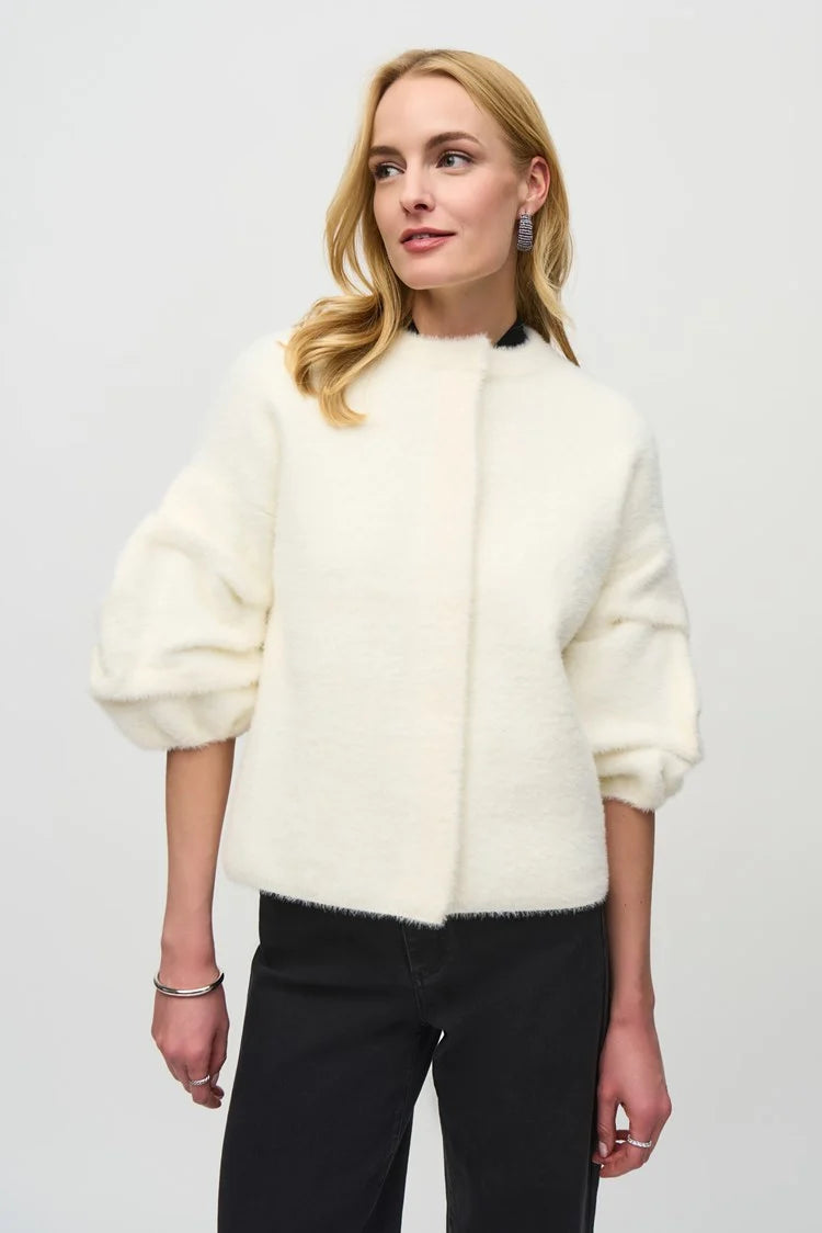 Puff Sleeve Jacket - Vanilla