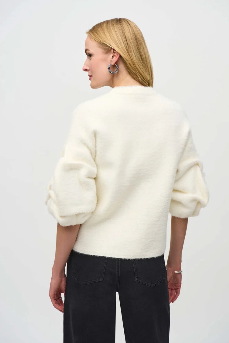 Puff Sleeve Jacket - Vanilla