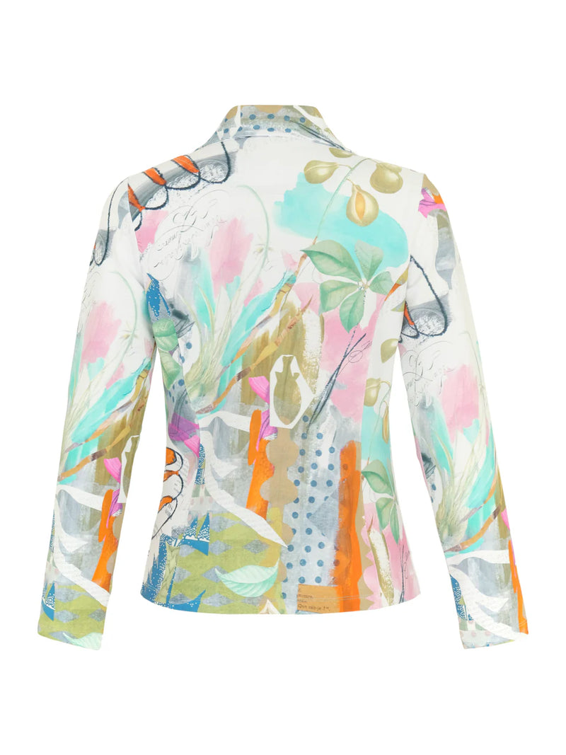 Print Blazer Jacket - Multi