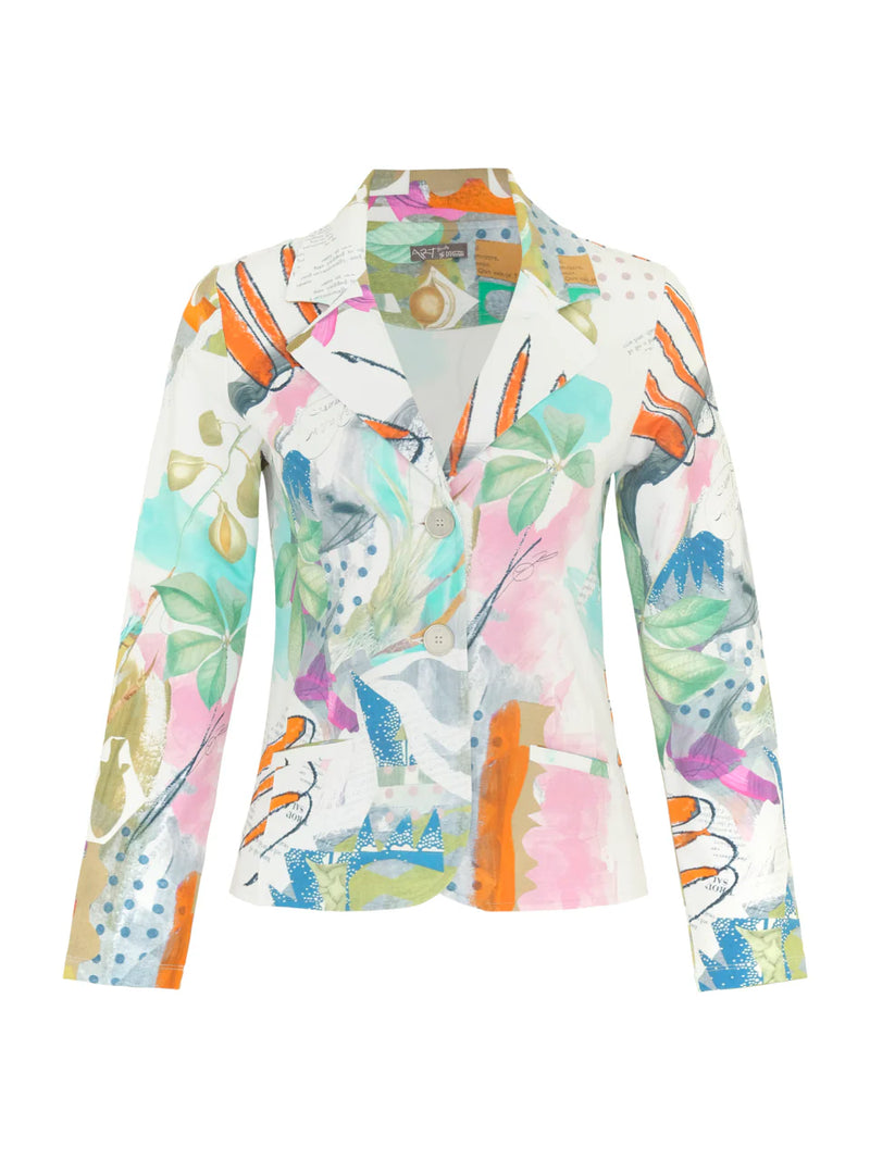 Print Blazer Jacket - Multi