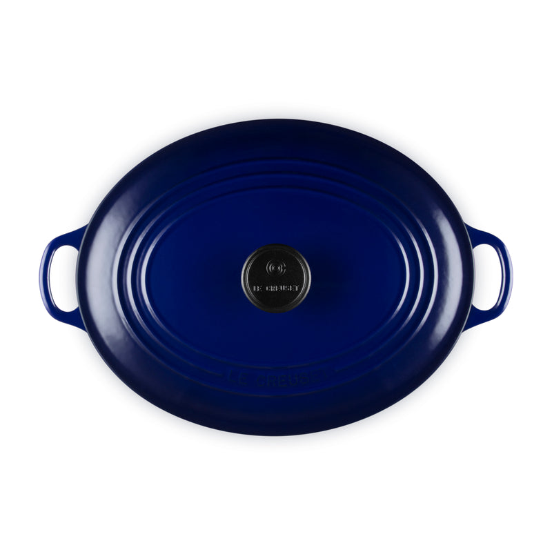 Cast Iron Oval Casserole 31cm - Indigo