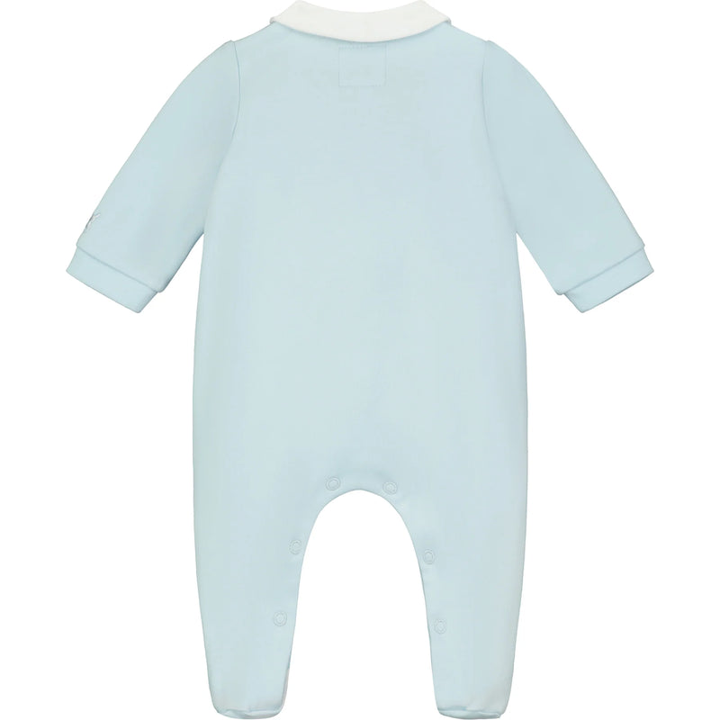 All In One Teddy Emb - Pale Blue