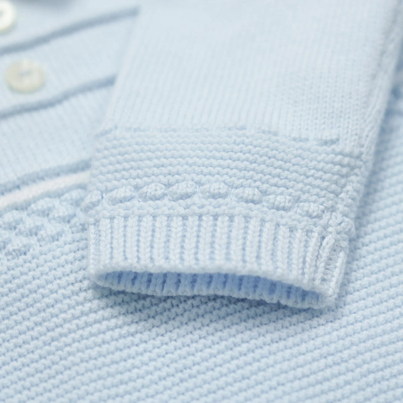 All In One Ridged Yoke - Pale Blue