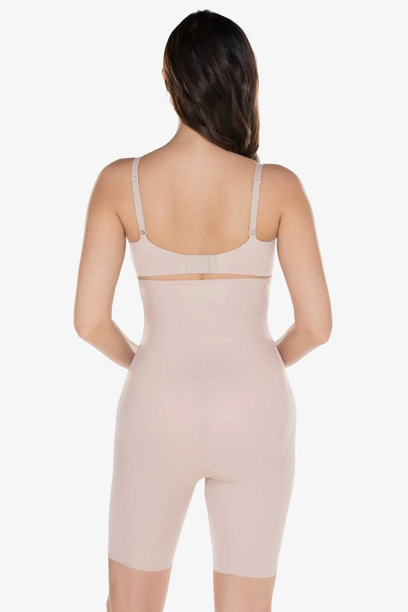 Hi Waist Long Leg Slimmer - Nude