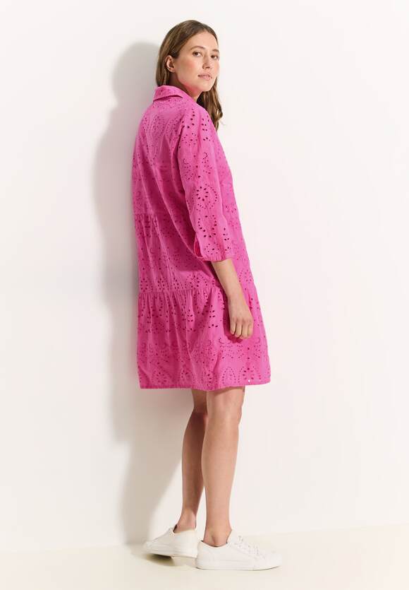 Embroidery Dress - Bloomy Pink
